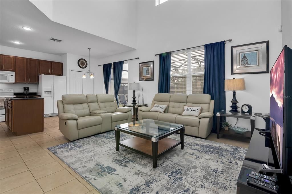 Interior, Kitchen, Living room, Pendant Lights, Recessed Lighting