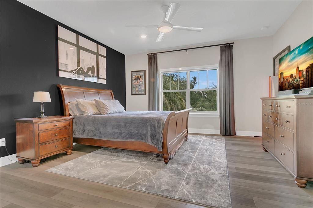 Bedroom, Interior, Wood Texture Flooring
