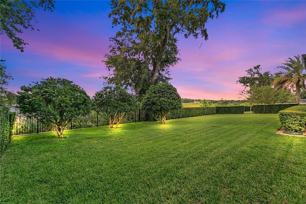 Backyard, Exterior