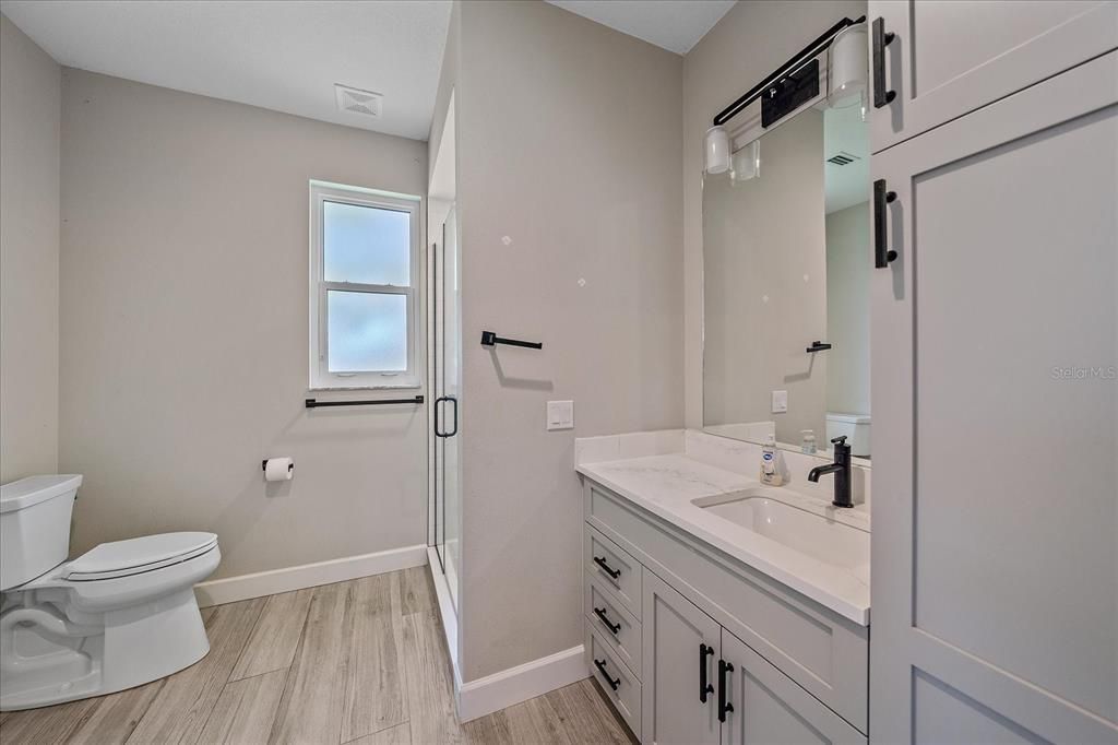 Bathroom, Interior, Wood Texture Flooring