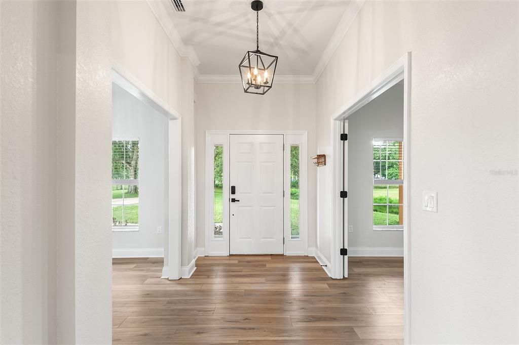 Interior, Pendant Lights, Wood Texture Flooring