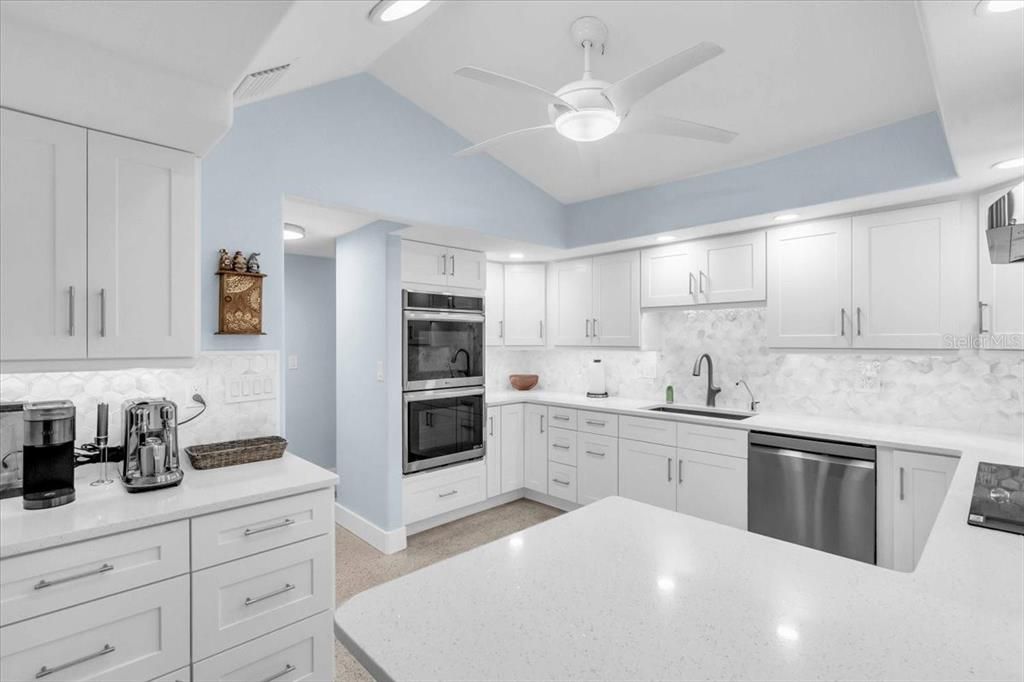Interior, Kitchen, Recessed Lighting, Stainless Steel Appliances