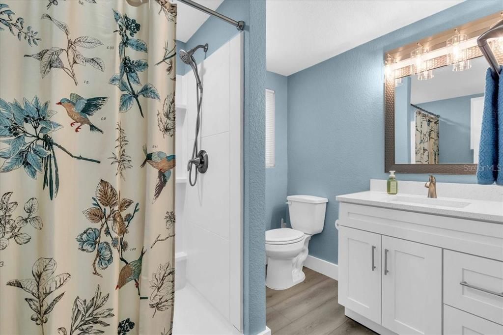 Bathroom, Interior, Wood Texture Flooring