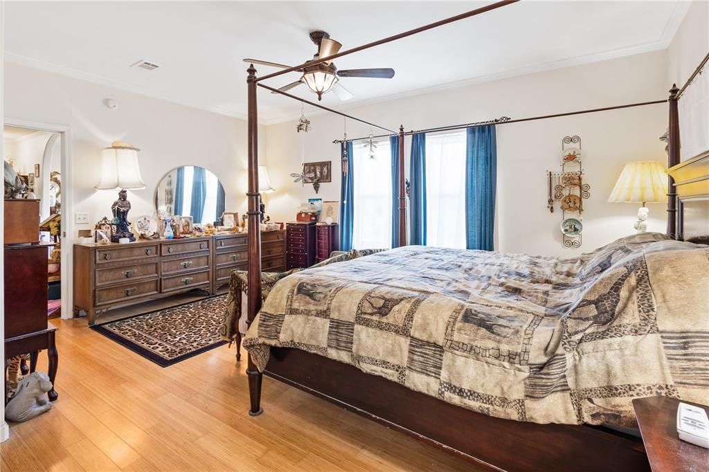 Bedroom, Interior, Wood Texture Flooring
