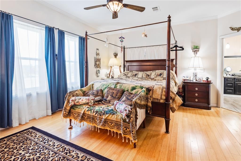 Bedroom, Interior, Wood Texture Flooring