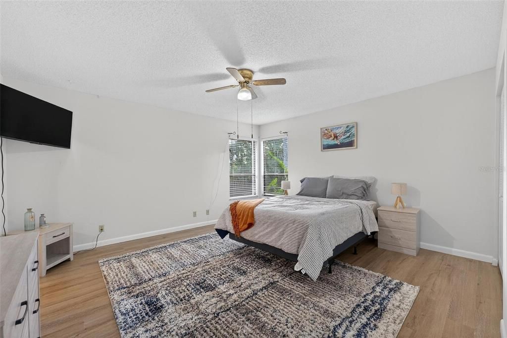 Bedroom, Interior, Wood Texture Flooring
