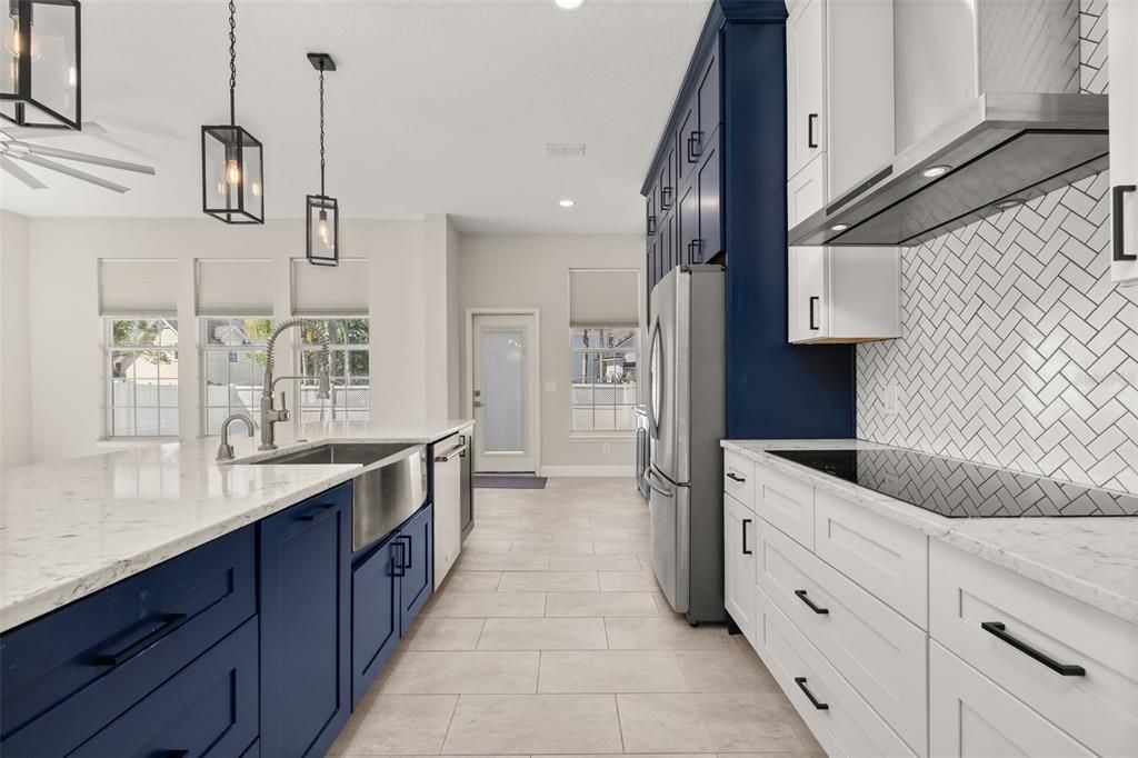 Interior, Kitchen, Pendant Lights, Recessed Lighting