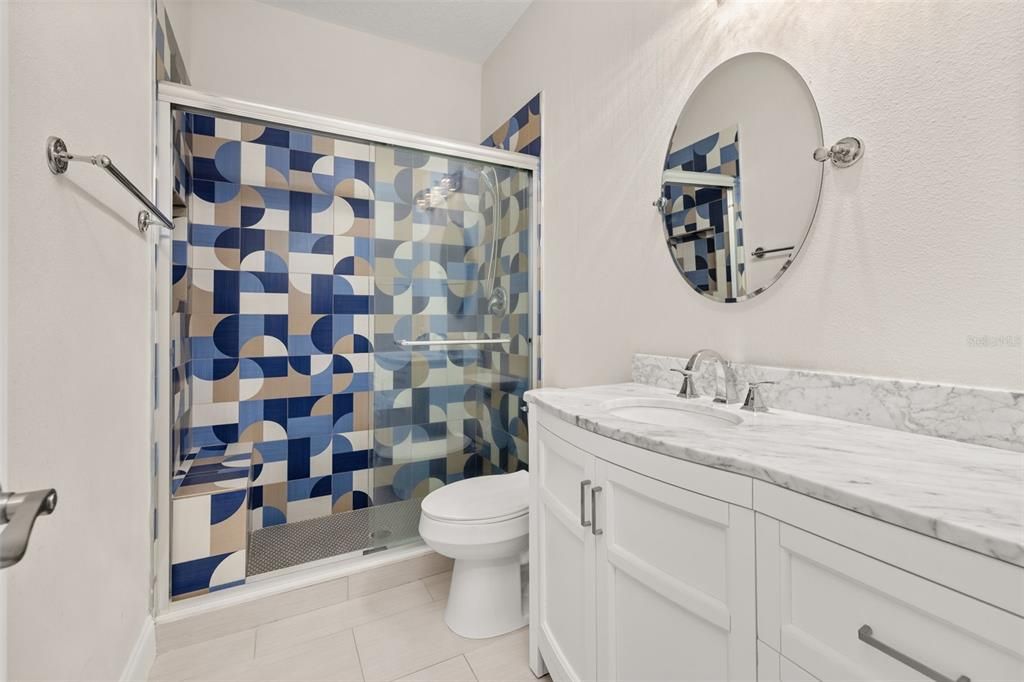 Bathroom, Glass Shower, Interior