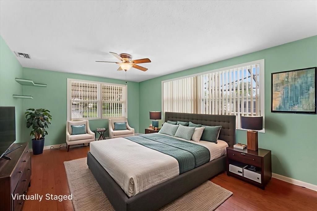 Bedroom, Interior, Wood Texture Flooring