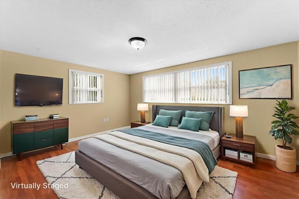 Bedroom, Interior, Wood Texture Flooring