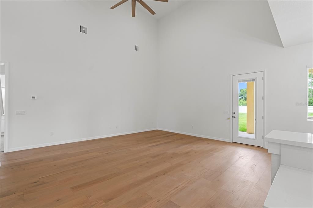Empty room, Interior, Wood Texture Flooring
