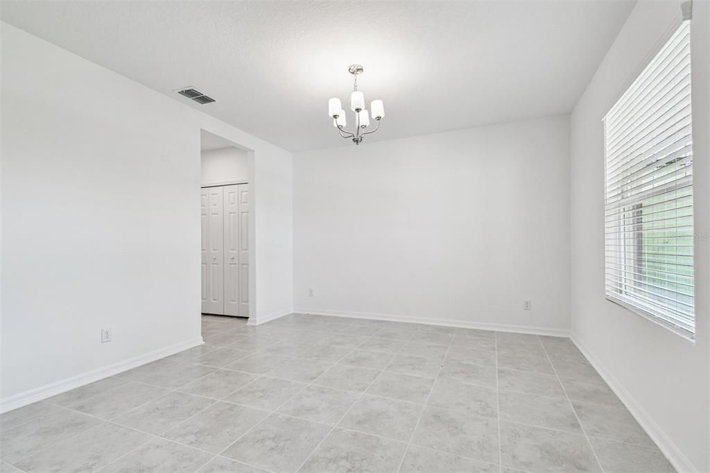 Chandelier, Empty room, Interior
