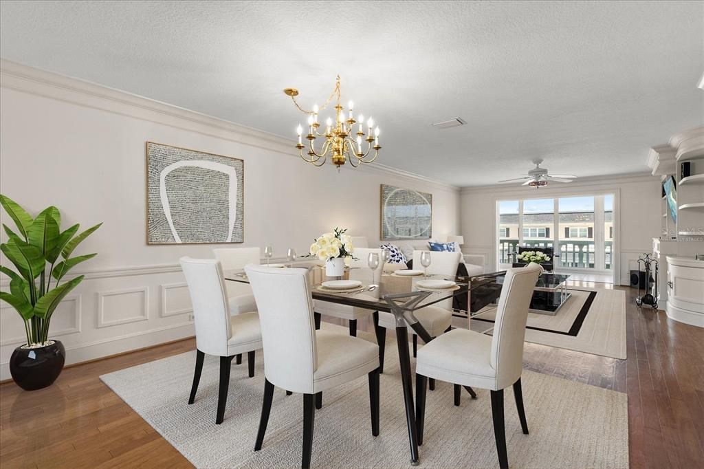 Chandelier, Dining room, Interior, Living room, Wood Texture Flooring