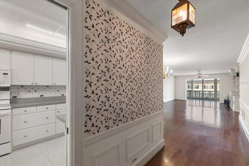 Interior, Kitchen, Wood Texture Flooring