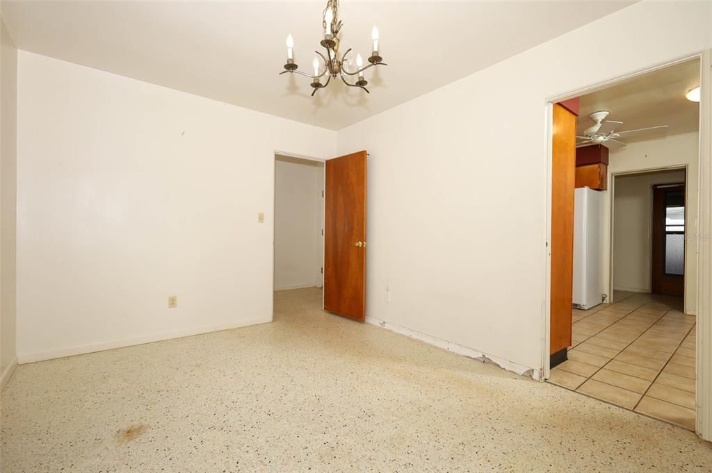 Chandelier, Empty room, Interior