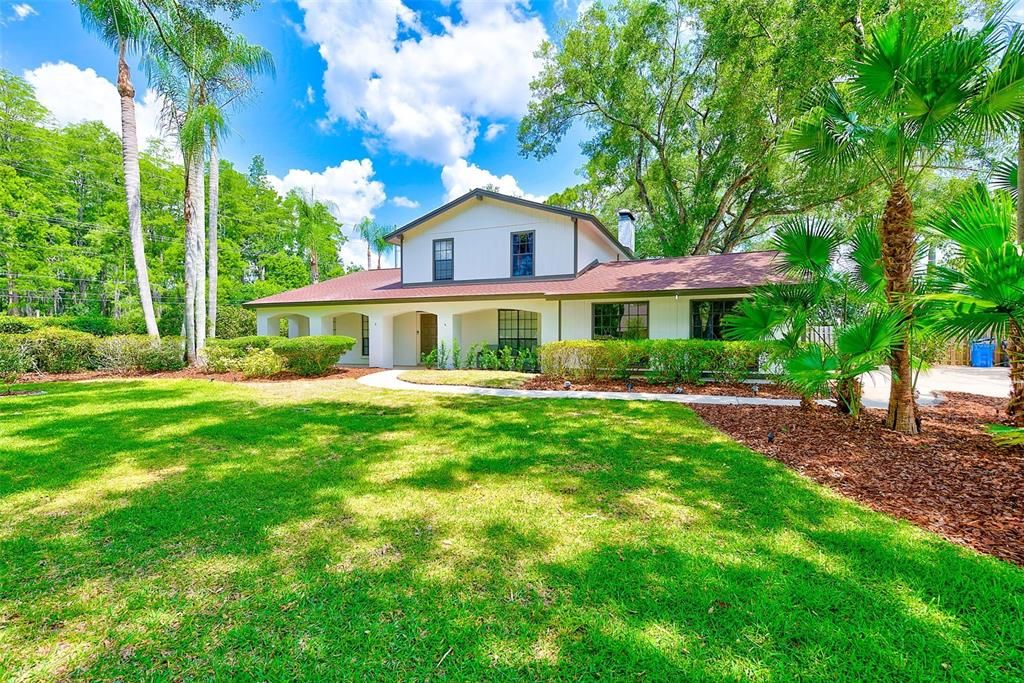 Backyard, Exterior, Facade, Farmhouse