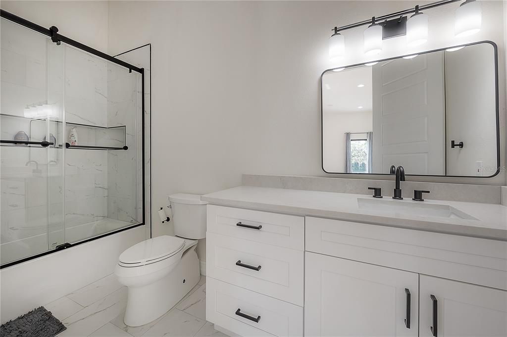 Bathroom, Glass Shower, Interior, Marble, Marble Walls
