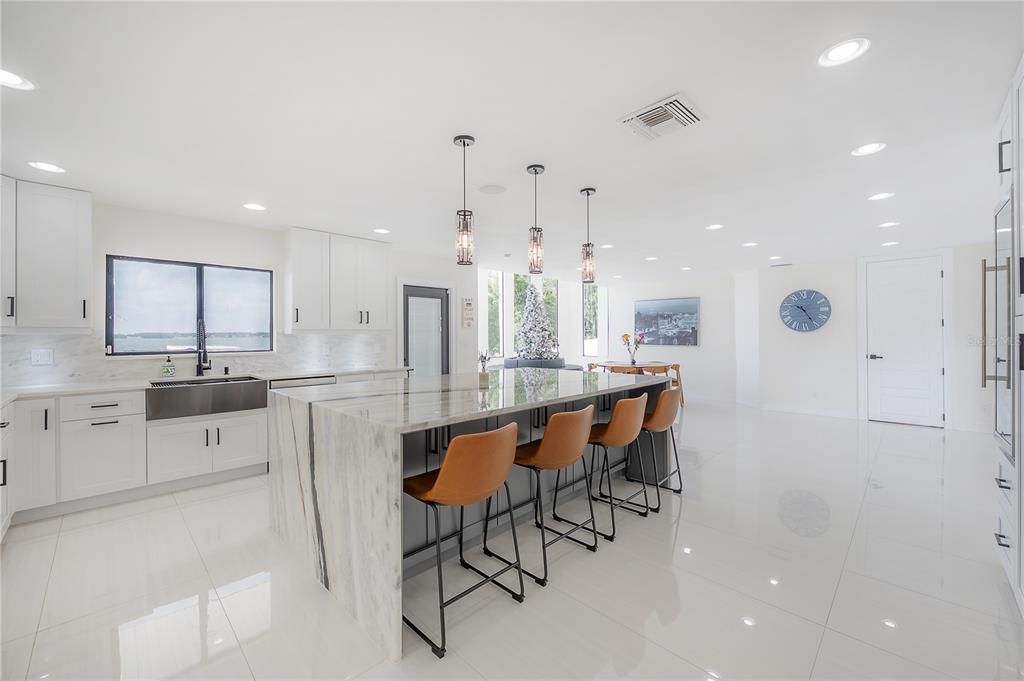 Interior, Kitchen, Pendant Lights, Recessed Lighting