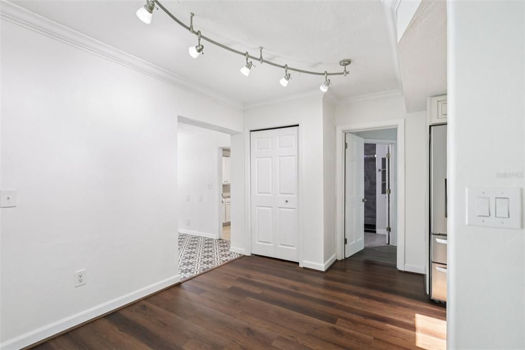 Empty room, Interior, Wood Texture Flooring