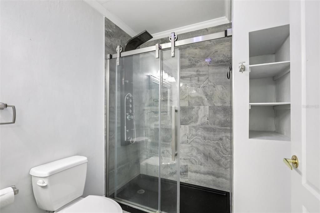 Bathroom, Glass Shower, Interior