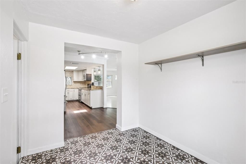 Interior, Kitchen, Wood Texture Flooring