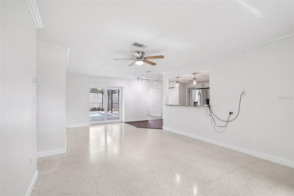 Empty room, Interior, Kitchen