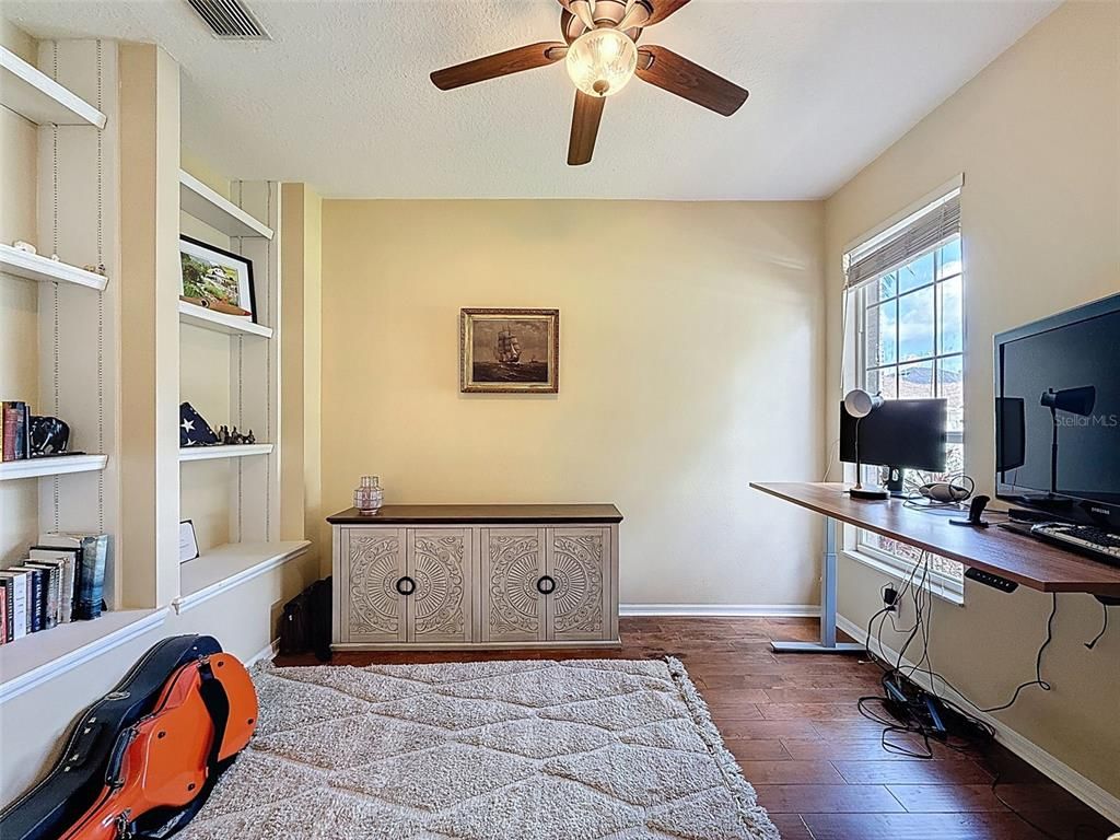 Home Office, Interior, Wood Texture Flooring