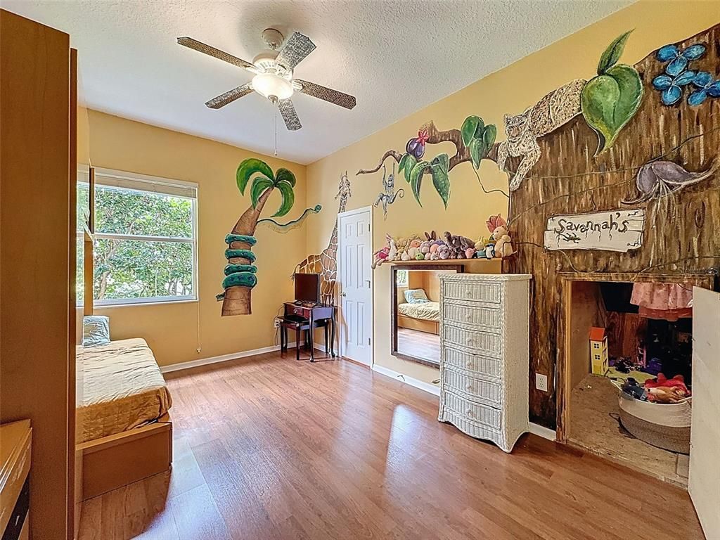 Bedroom, Interior, Wood Texture Flooring
