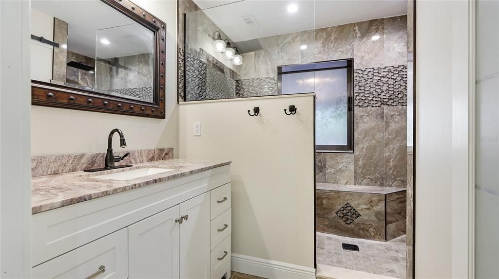 Bathroom, Interior, Recessed Lighting