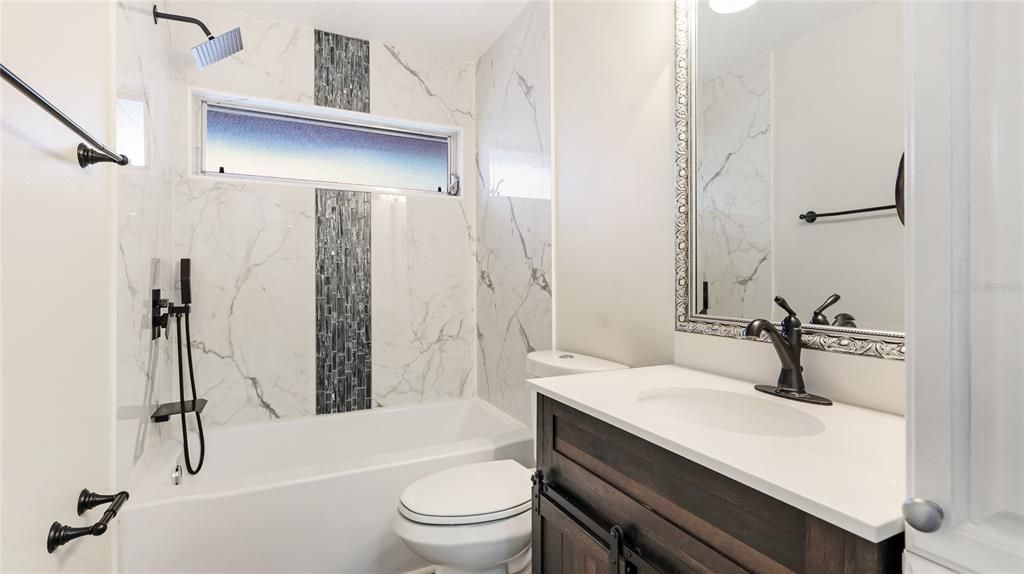 Bathroom, Interior, Marble Walls