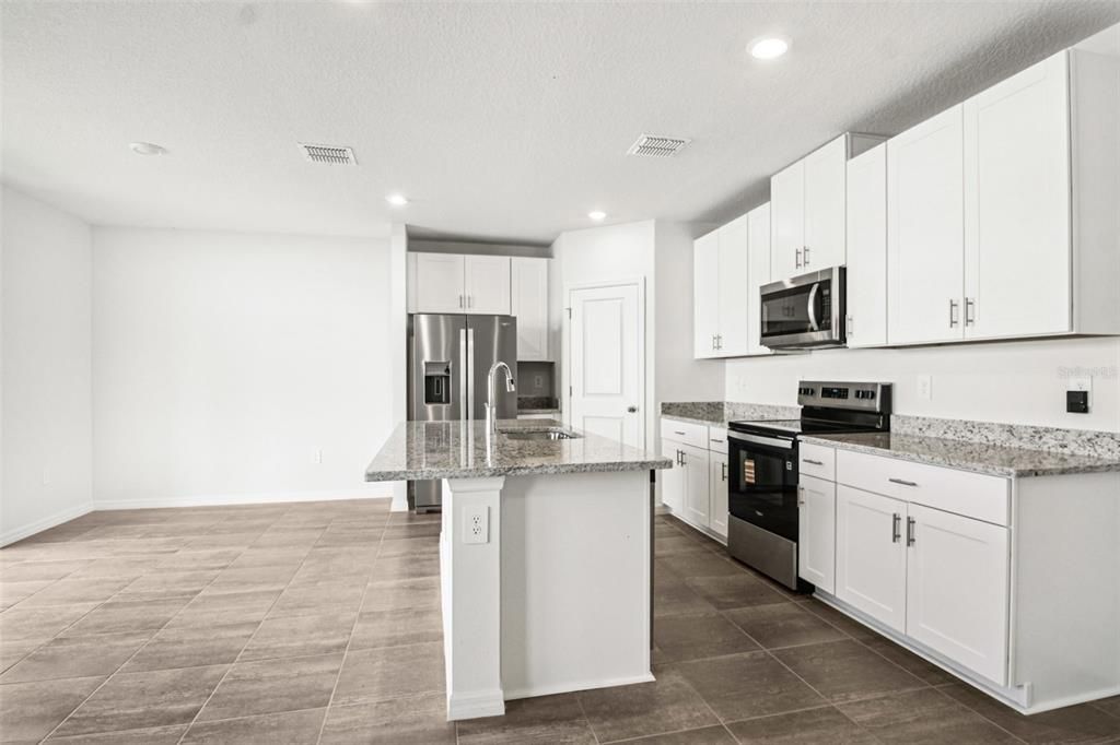 Interior, Kitchen, Recessed Lighting, Stainless Steel Appliances