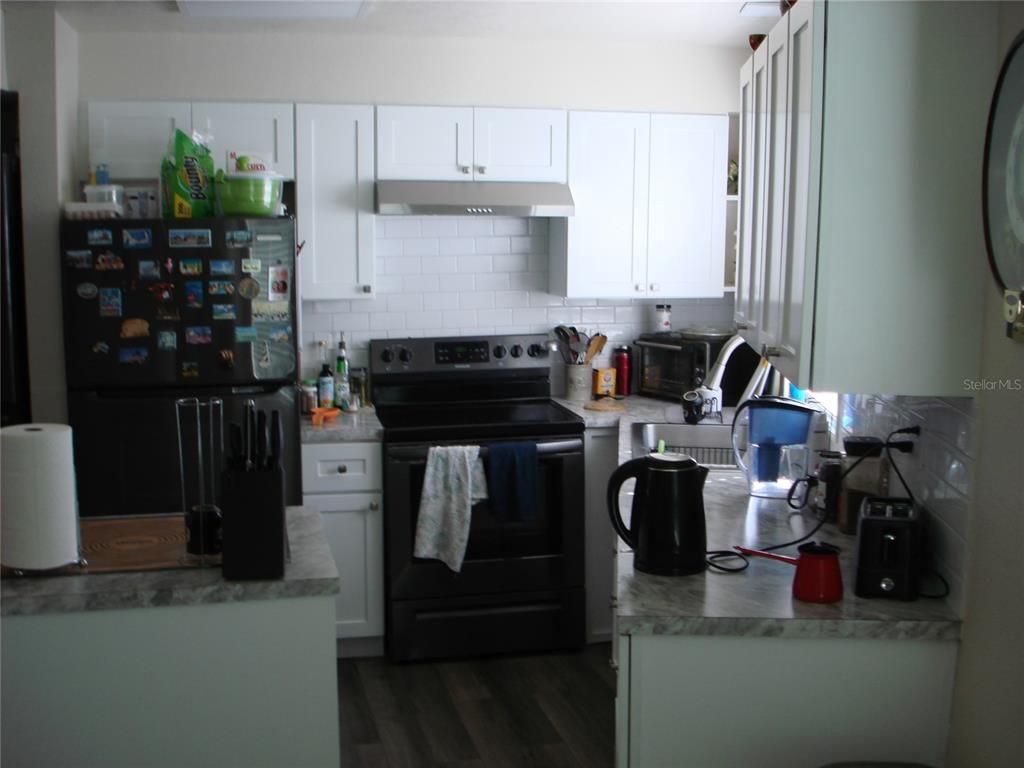 Interior, Kitchen, Wood Texture Flooring