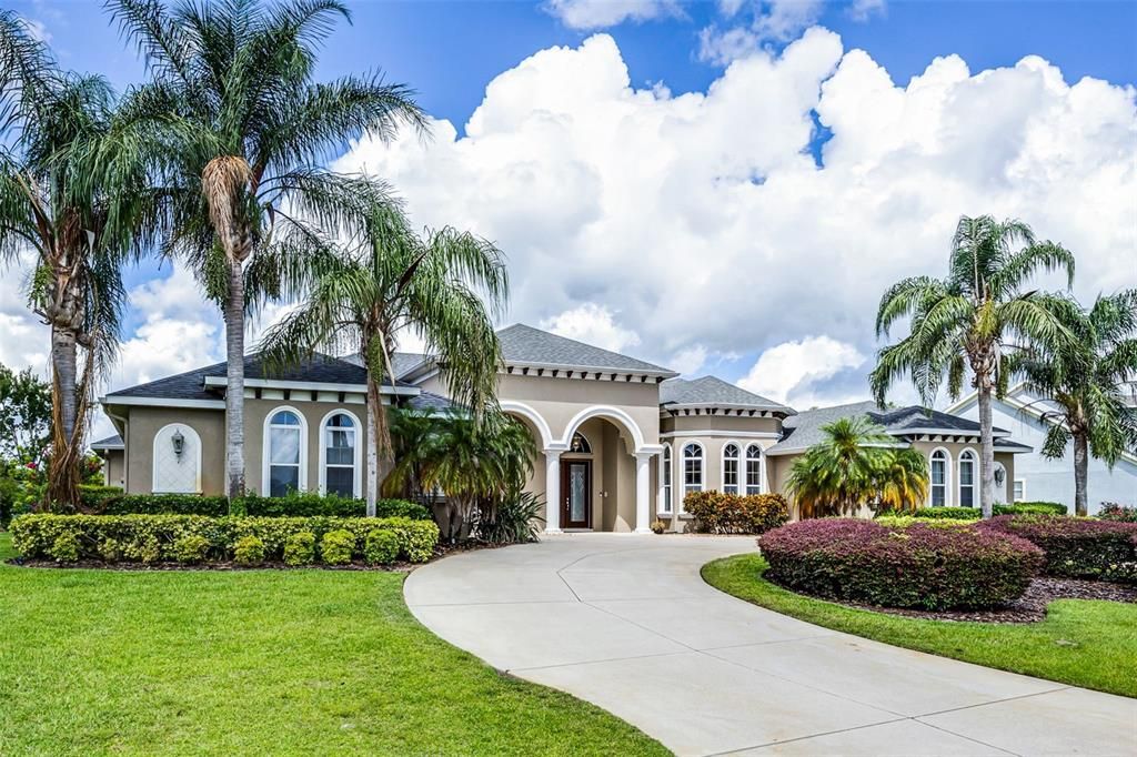 Backyard, Exterior, Facade, Mediterranean