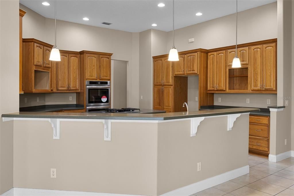 Interior, Kitchen, Pendant Lights, Recessed Lighting