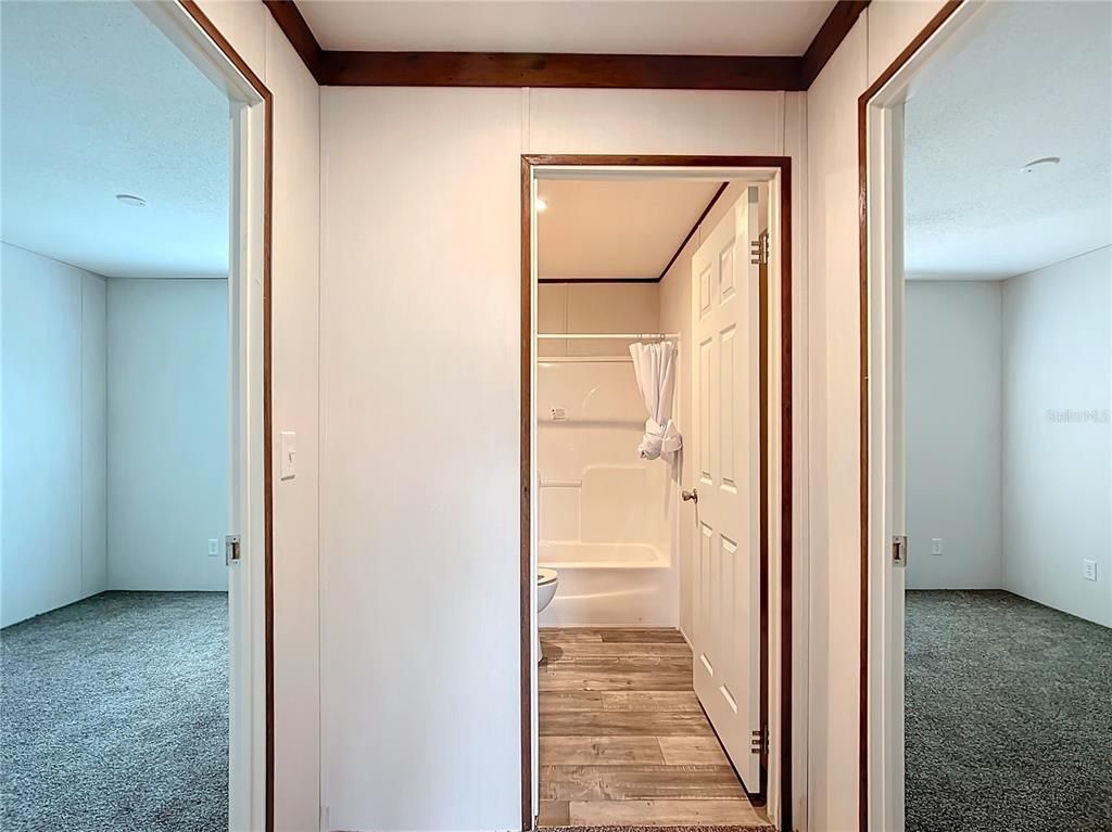 Bathroom, Empty room, Interior, Wood Texture Flooring