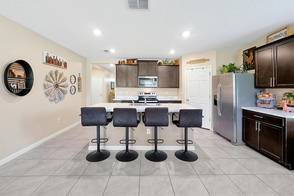 Interior, Kitchen, Recessed Lighting, Stainless Steel Appliances