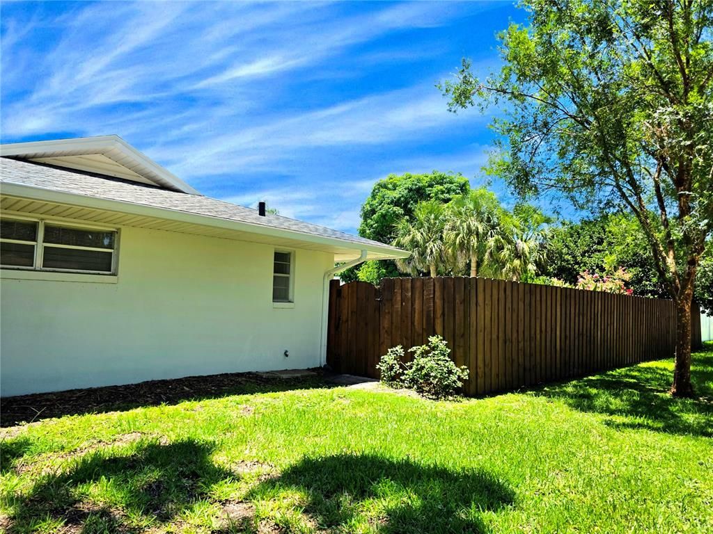 Backyard, Exterior