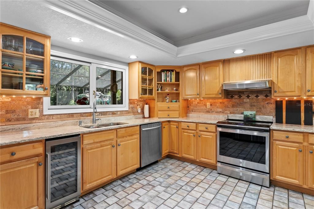 Interior, Kitchen, Recessed Lighting, Stainless Steel Appliances