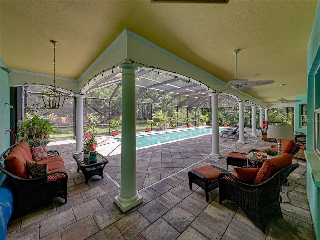 Glass Ceilings, Interior, Pendant Lights, Pool, Sun Room
