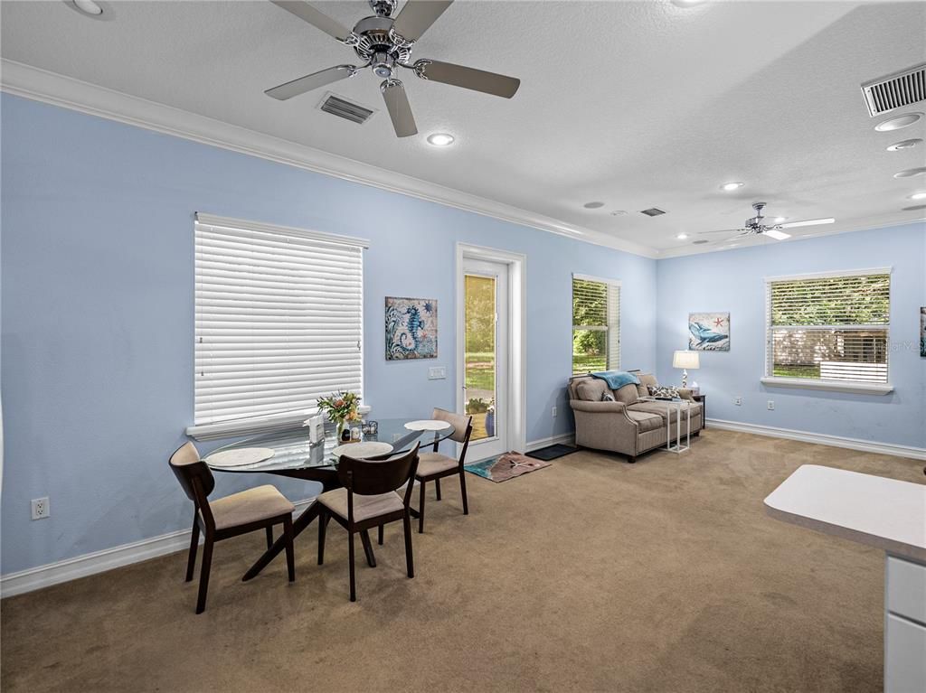 Dining room, Interior, Living room, Recessed Lighting