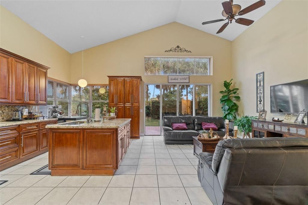 Interior, Kitchen, Living room, Pendant Lights