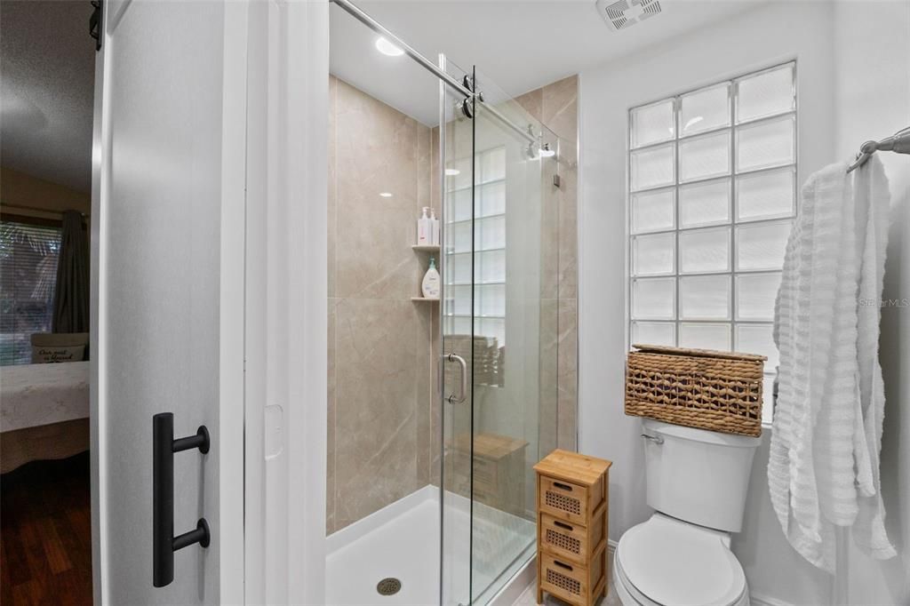 Bathroom, Glass Shower, Interior