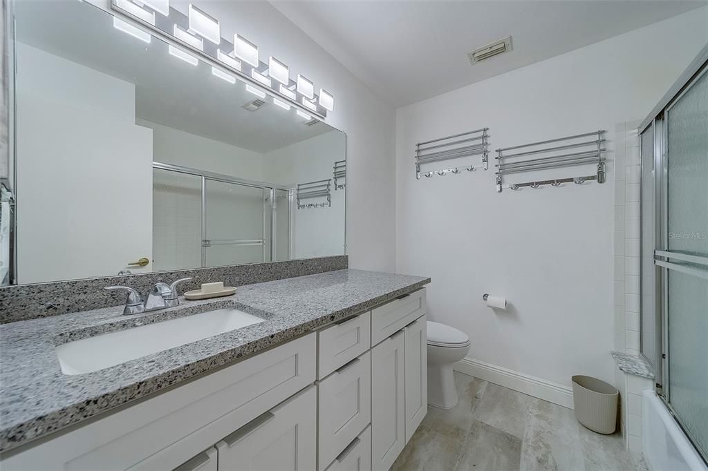 Bathroom, Dual Sink Vanities, Glass Shower, Interior