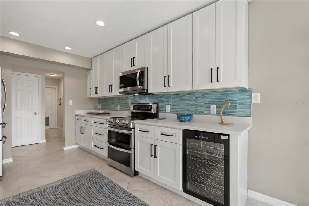 Interior, Kitchen, Recessed Lighting, Stainless Steel Appliances