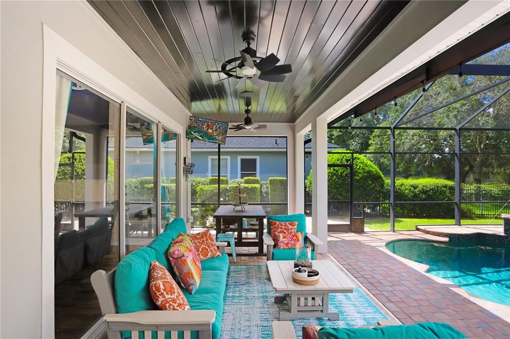 Glass Ceilings, Interior, Living room, Pool, Sun Room