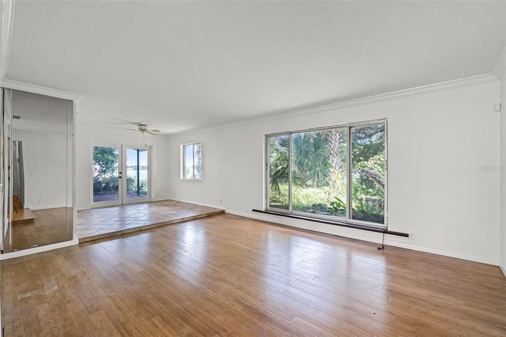 Empty room, Interior, Wood Texture Flooring