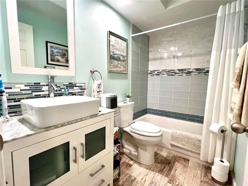 Bathroom, Interior, Wood Texture Flooring
