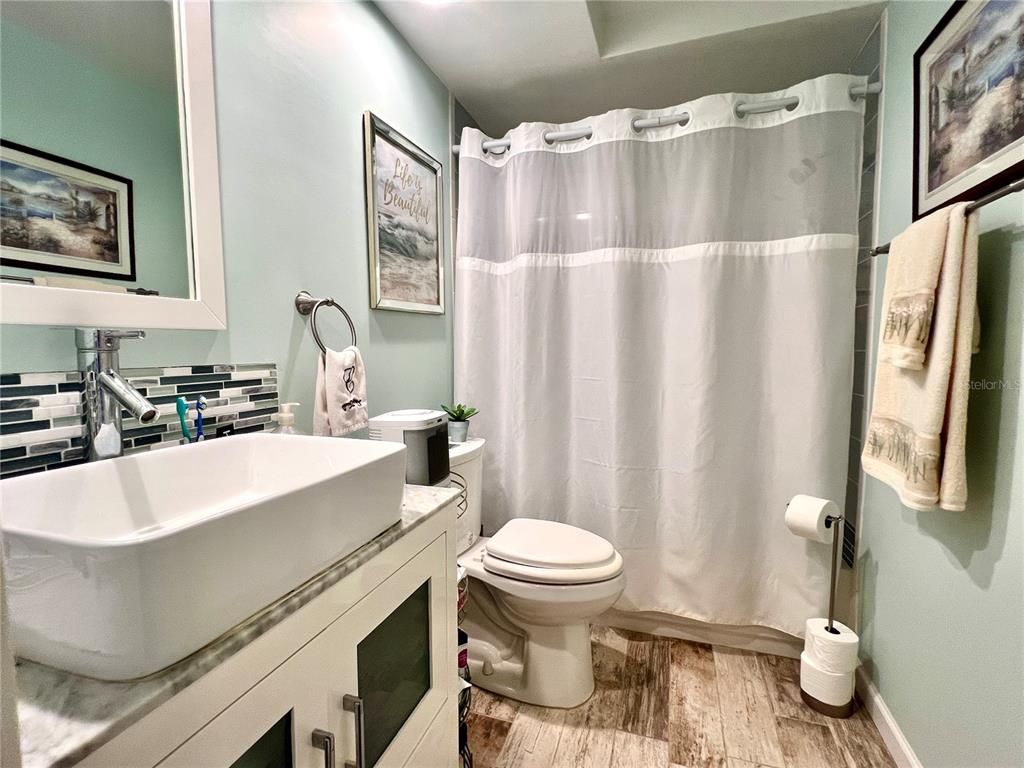 Bathroom, Interior, Wood Texture Flooring
