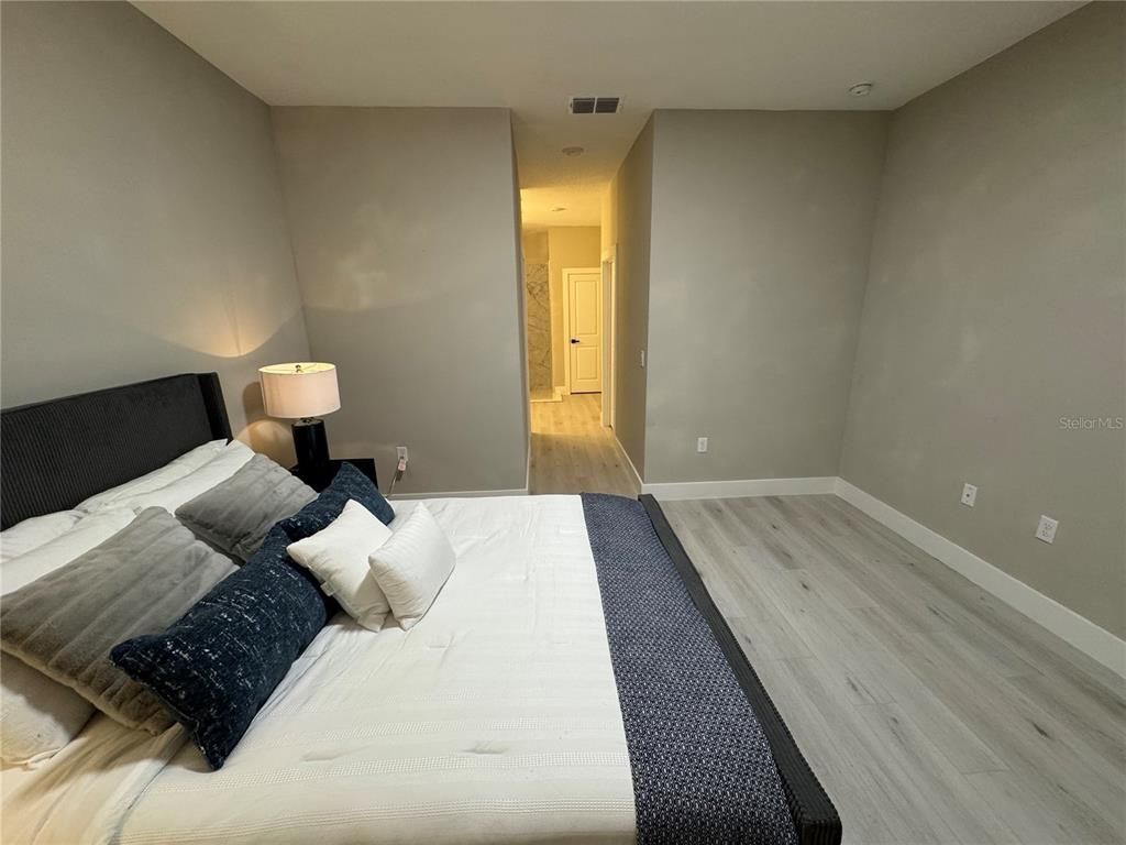 Bedroom, Interior, Wood Texture Flooring