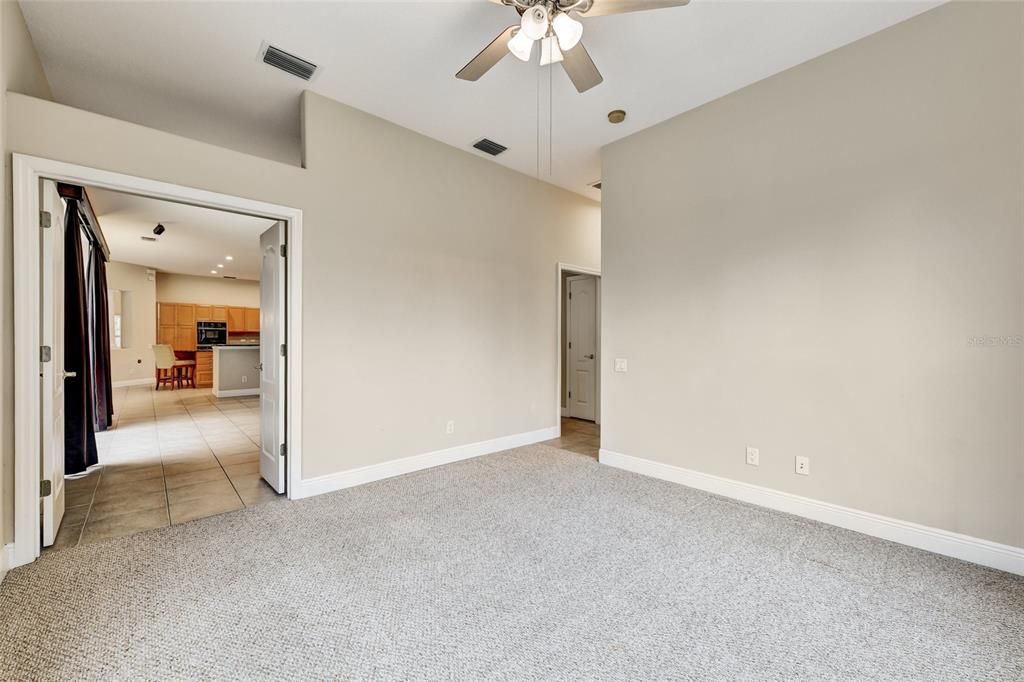 Empty room, Interior, Kitchen, Recessed Lighting